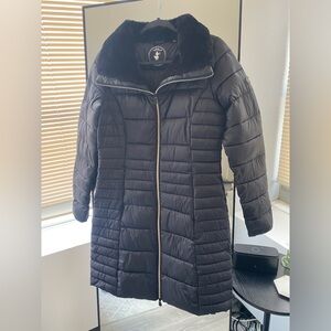 SAVE THE DUCK - Women's Black Puffer Coat - Size 1